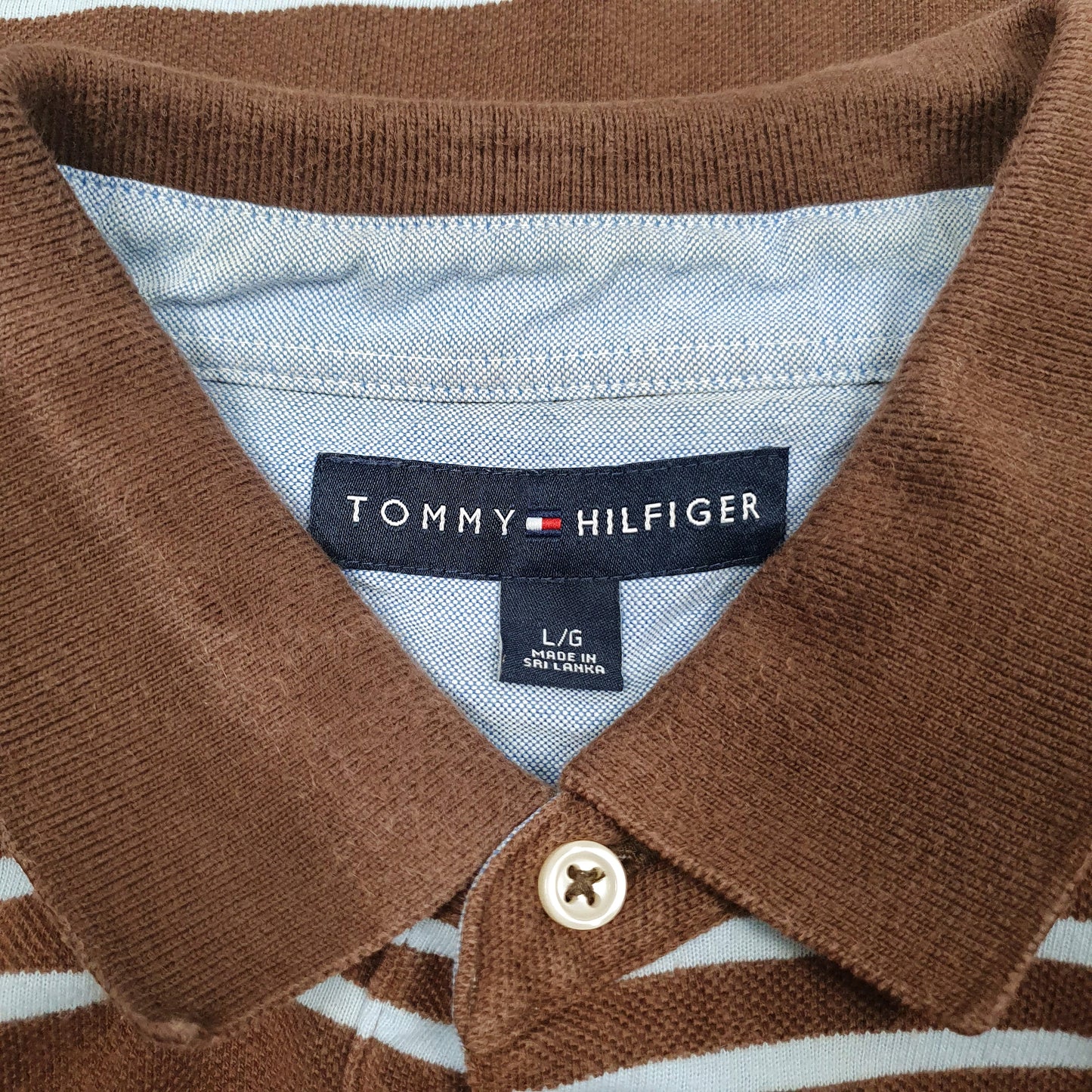 Mens Brown Tommy Hilfiger   Polo Shirt