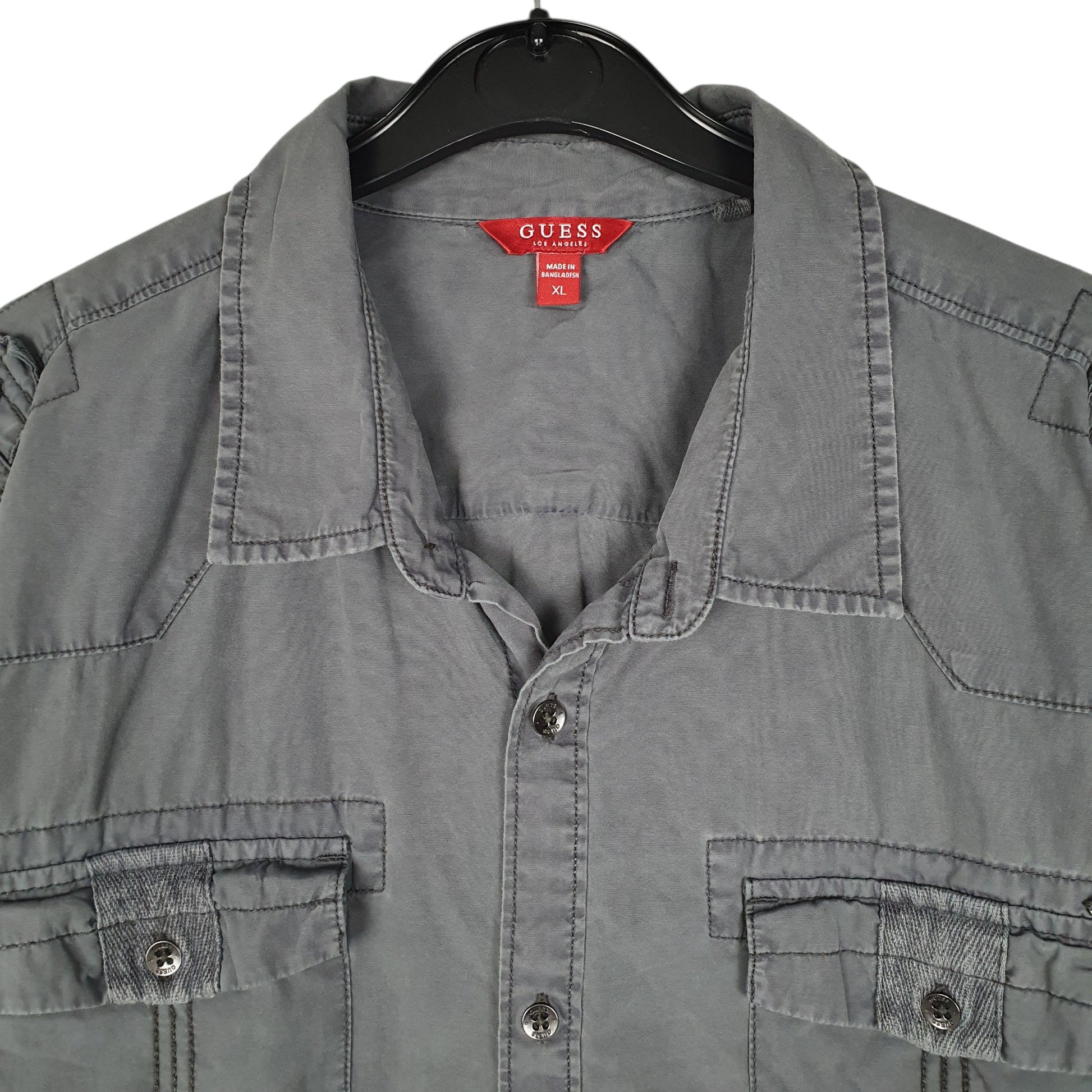 Mens Grey Guess   Shirt