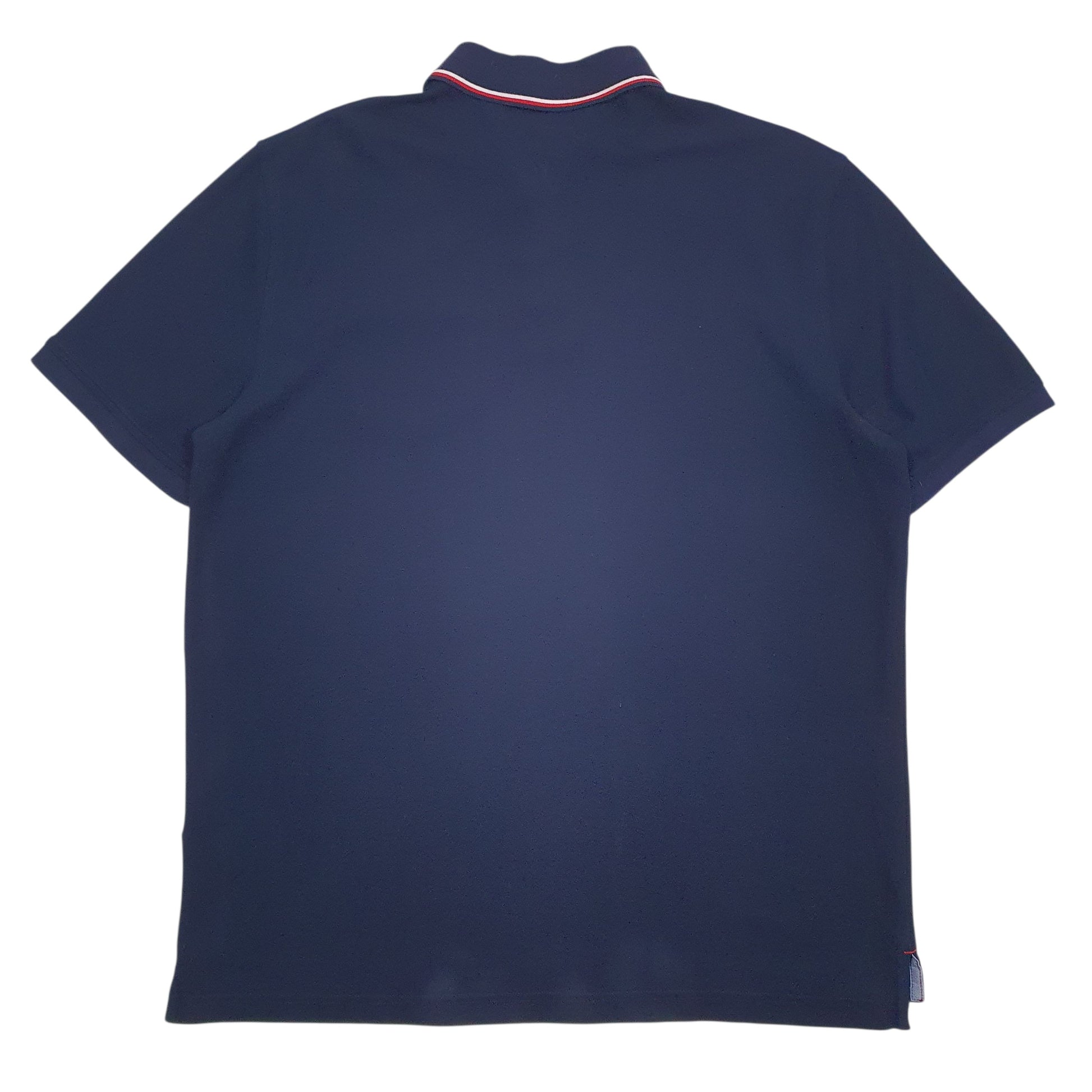 Mens Navy Tommy Hilfiger  Hoodie Polo Shirt
