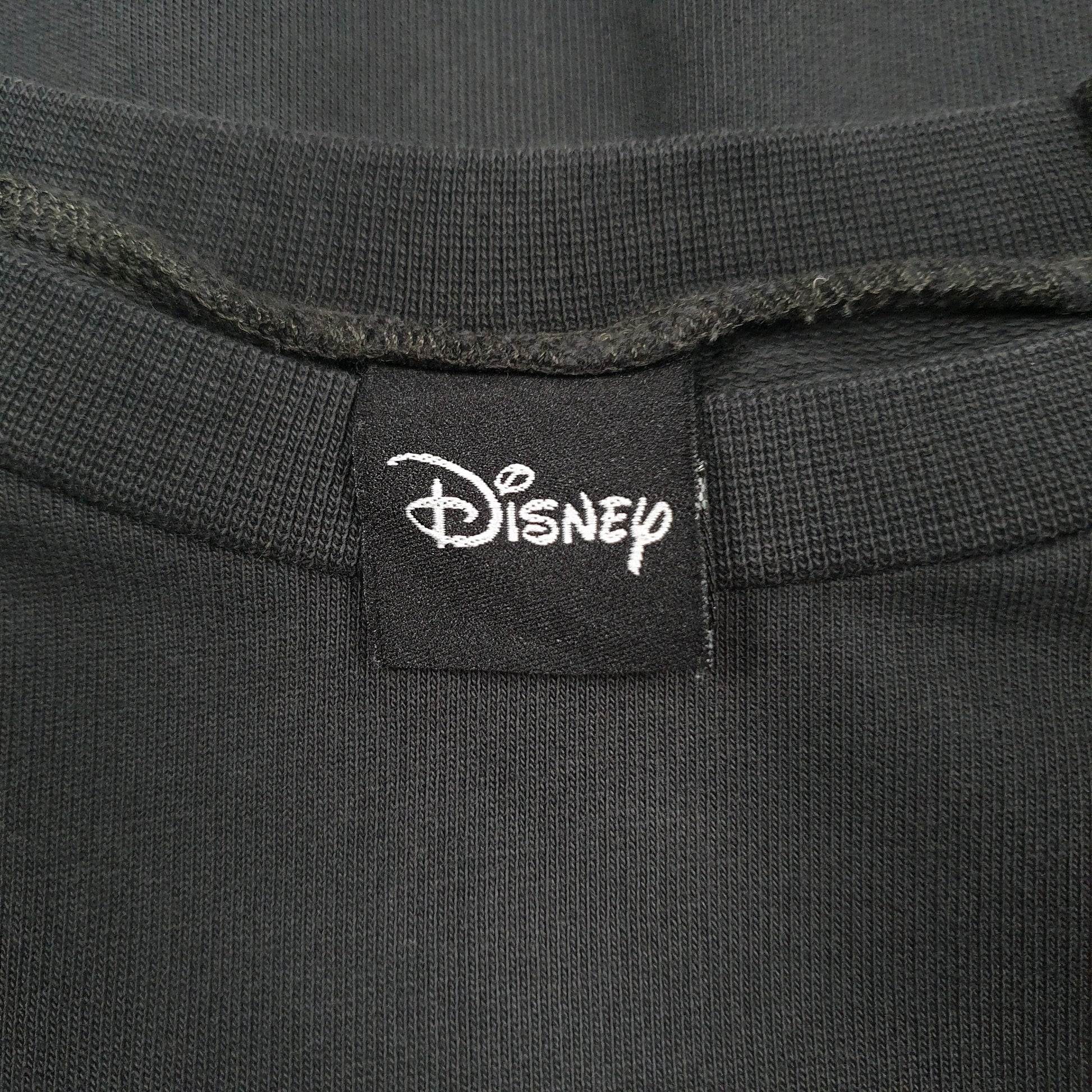 Womens Black Disney Mickey Mouse Crewneck Jumper