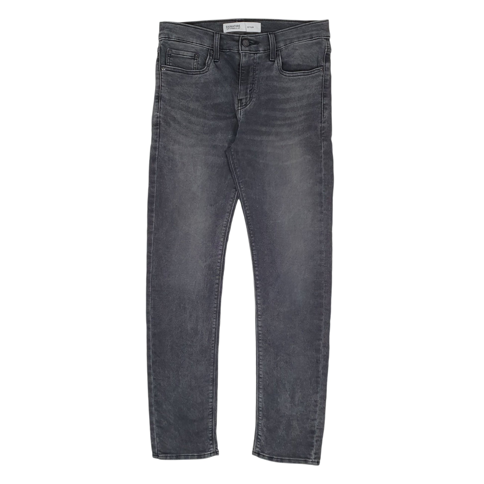 Mens Grey Levis Stretch Signature JeansW30 L32