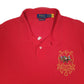 Mens Red Polo Ralph Lauren Custom Slim Fit  Polo Shirt