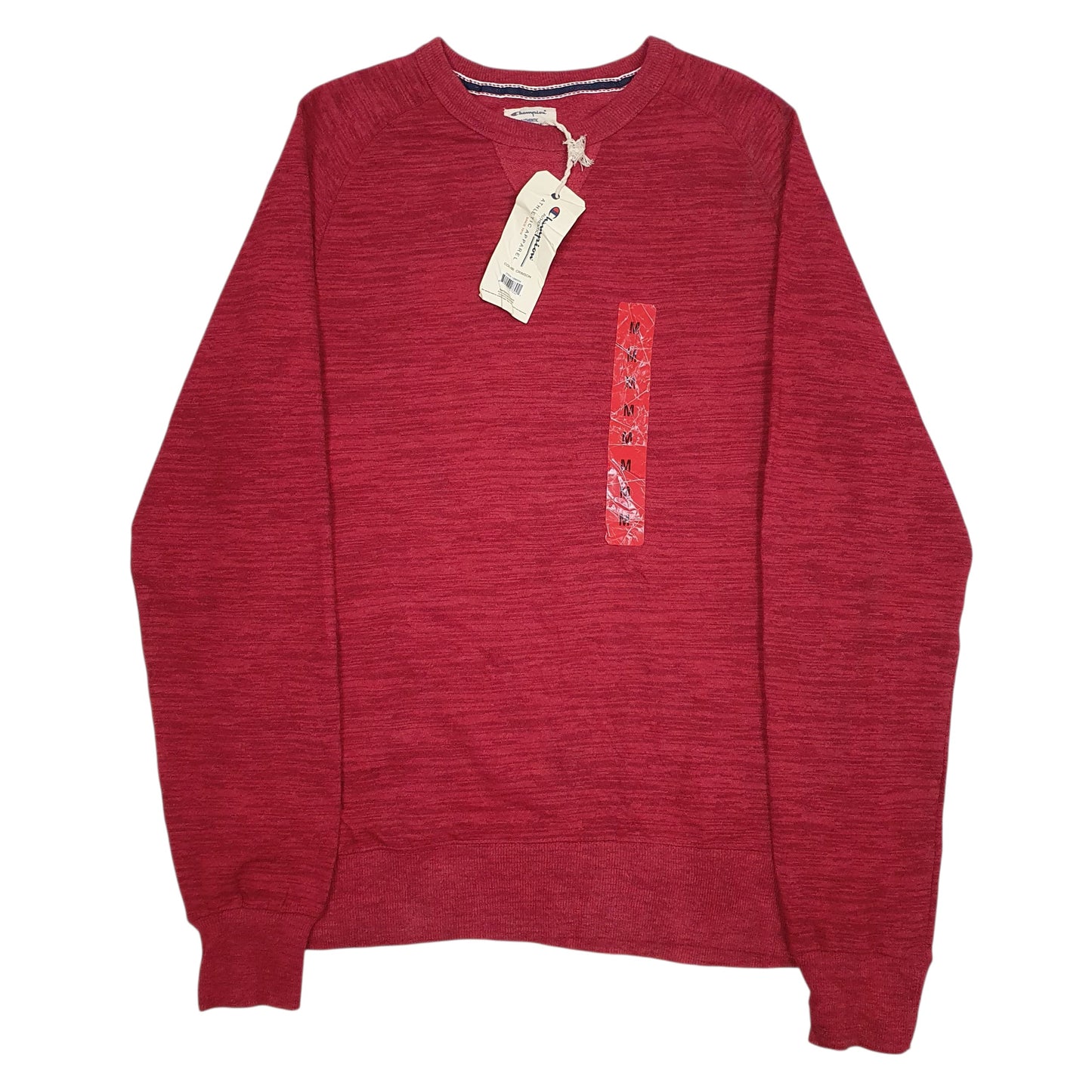Mens Red Champion  Crewneck Jumper