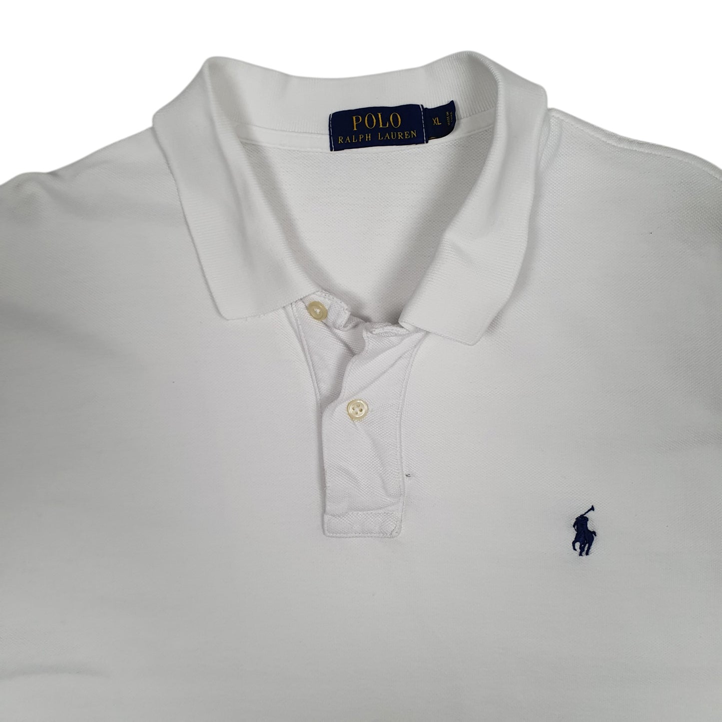 Mens White Polo Ralph Lauren   Polo Shirt