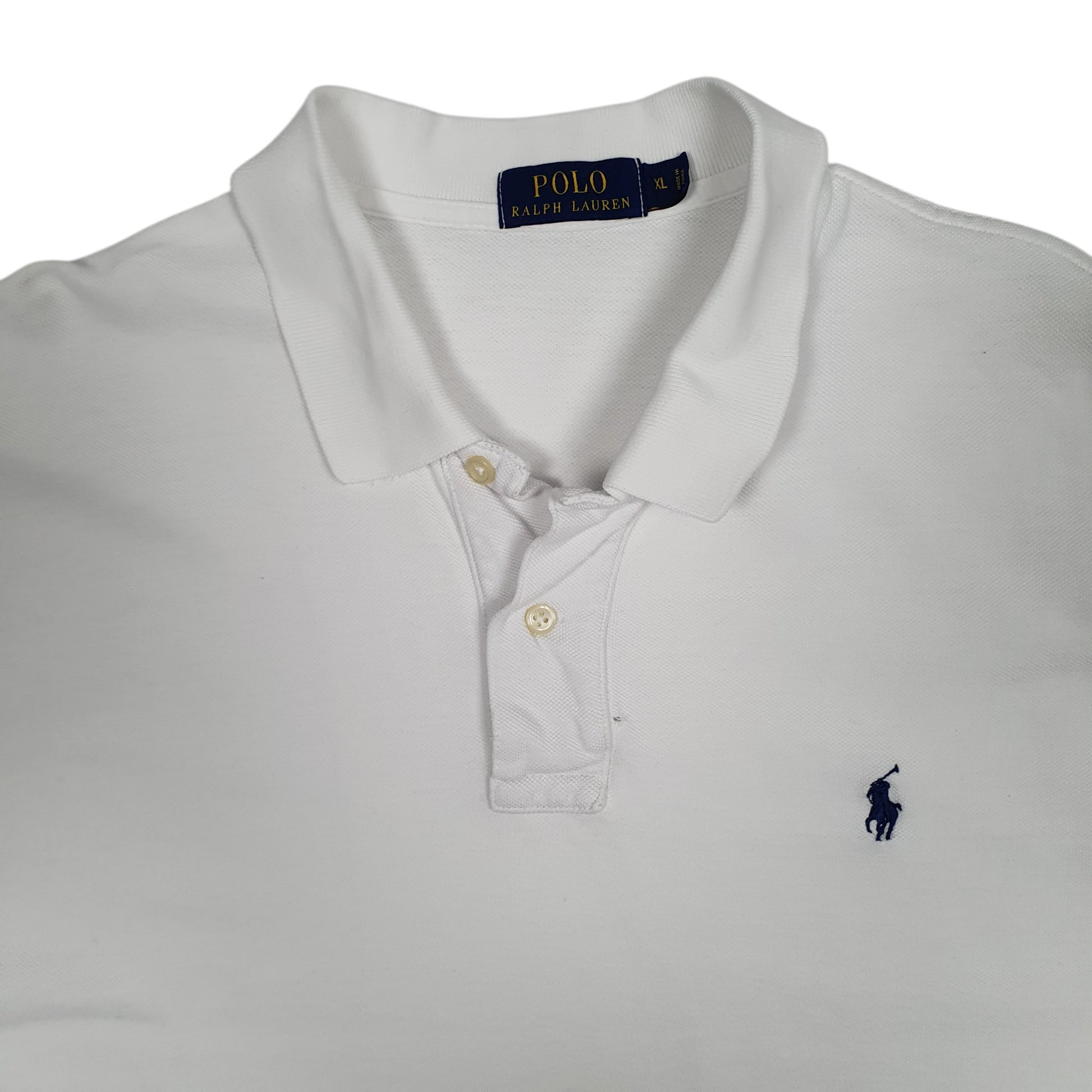 Mens White Polo Ralph Lauren   Polo Shirt