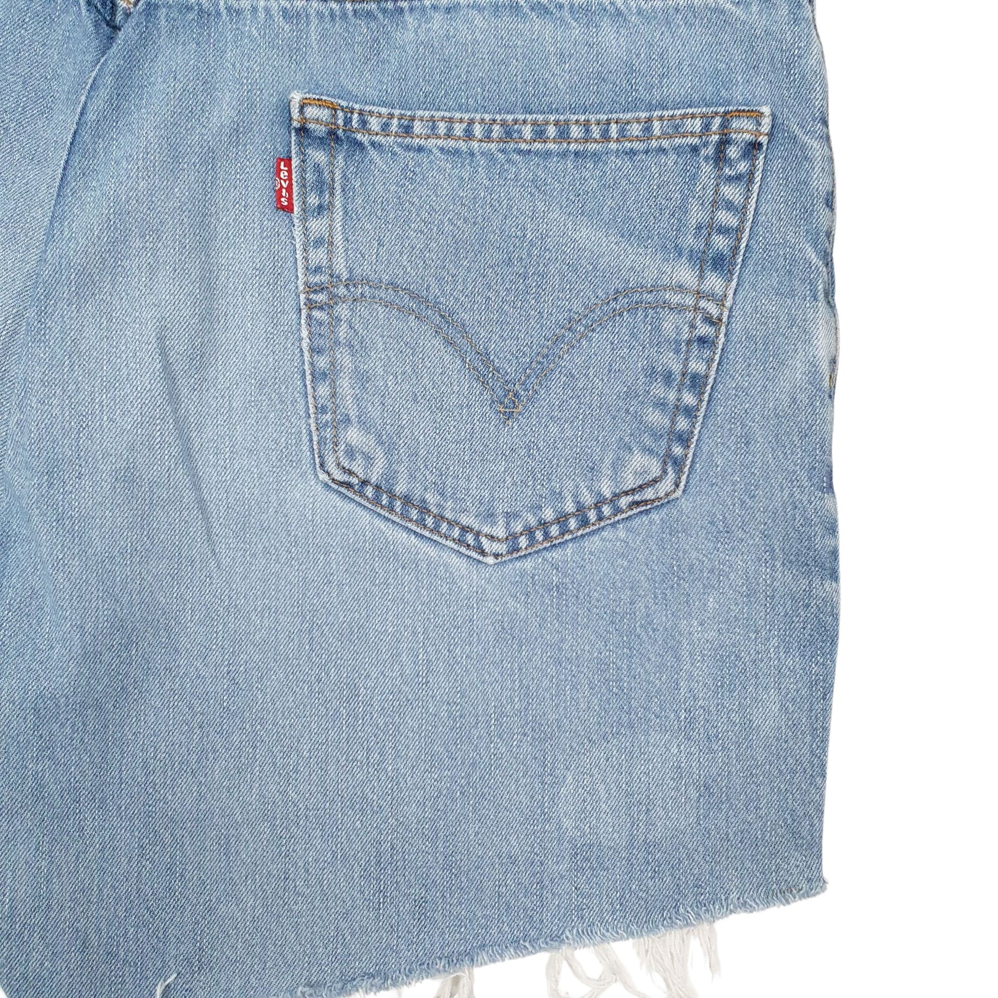 Mens Blue Levis 550 Relaxed Fit Coupe Relax Hoodie Shorts