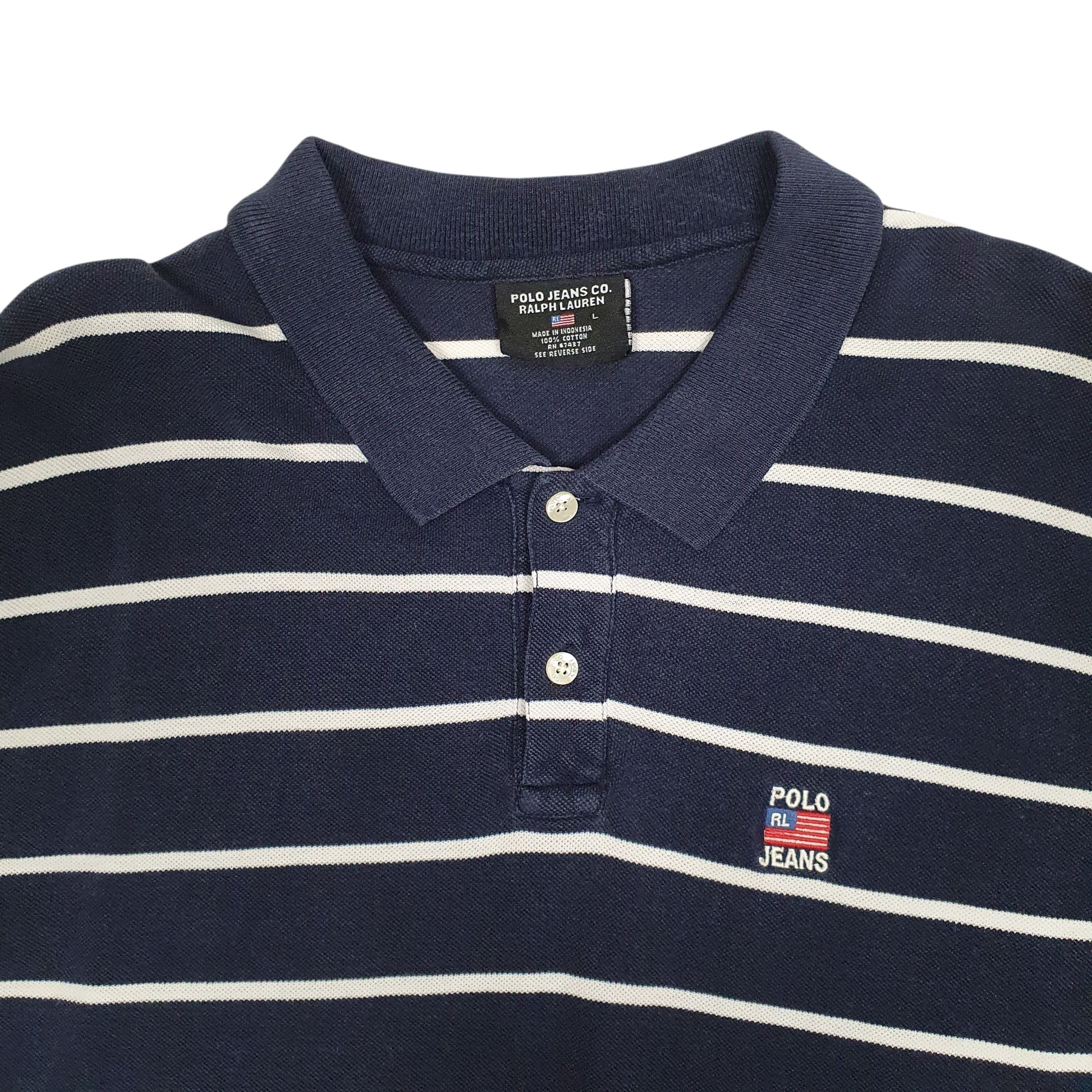 Mens Navy Ralph Lauren Polo Jeans Co  Polo Shirt