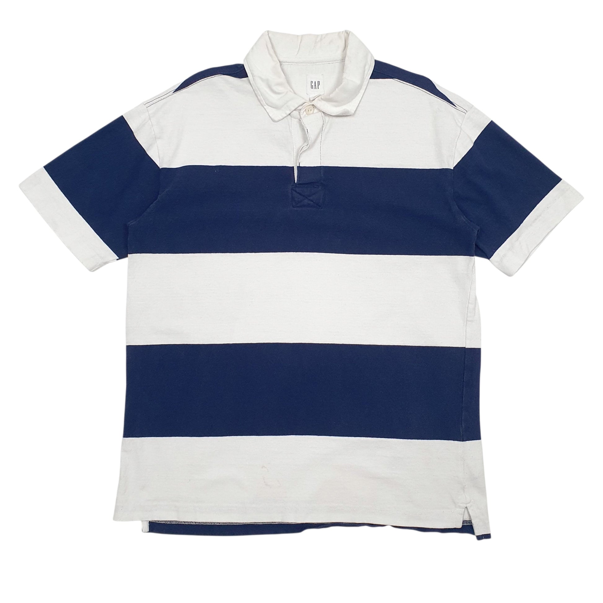 Mens White Gap  Short Sleeve Polo Shirt