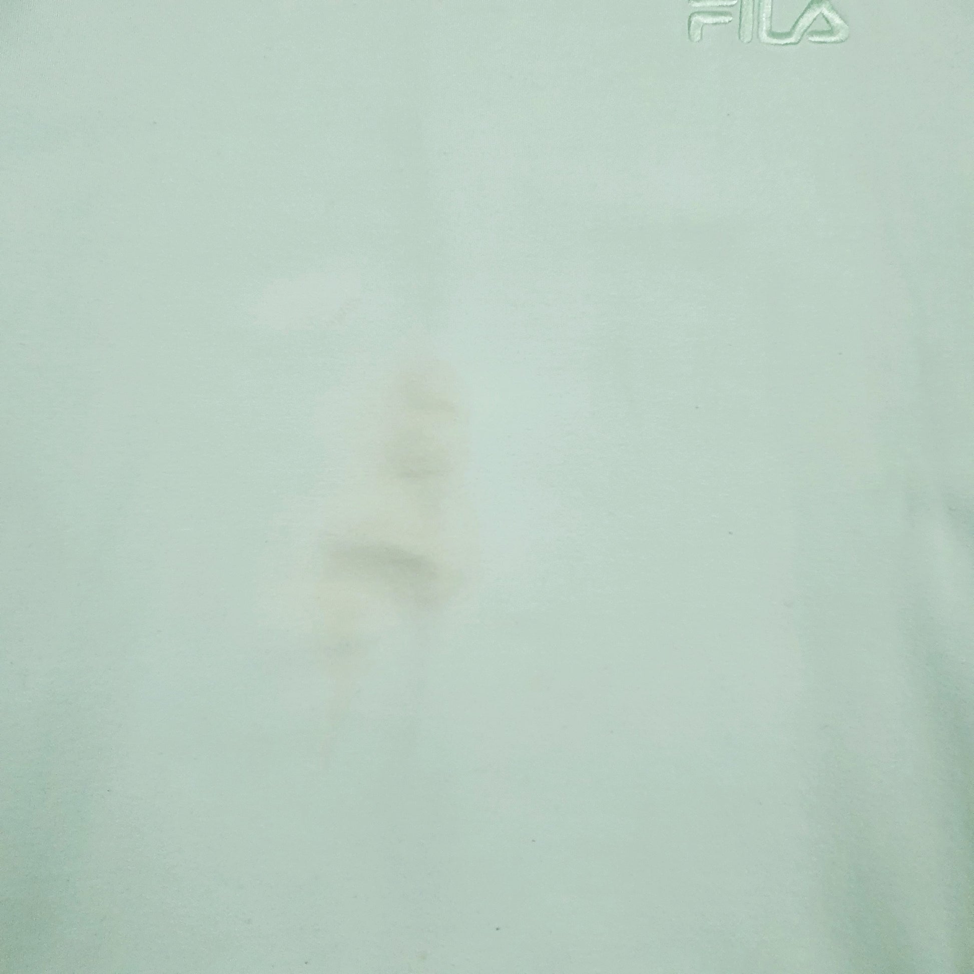 Womens Green Fila  Crewneck Jumper