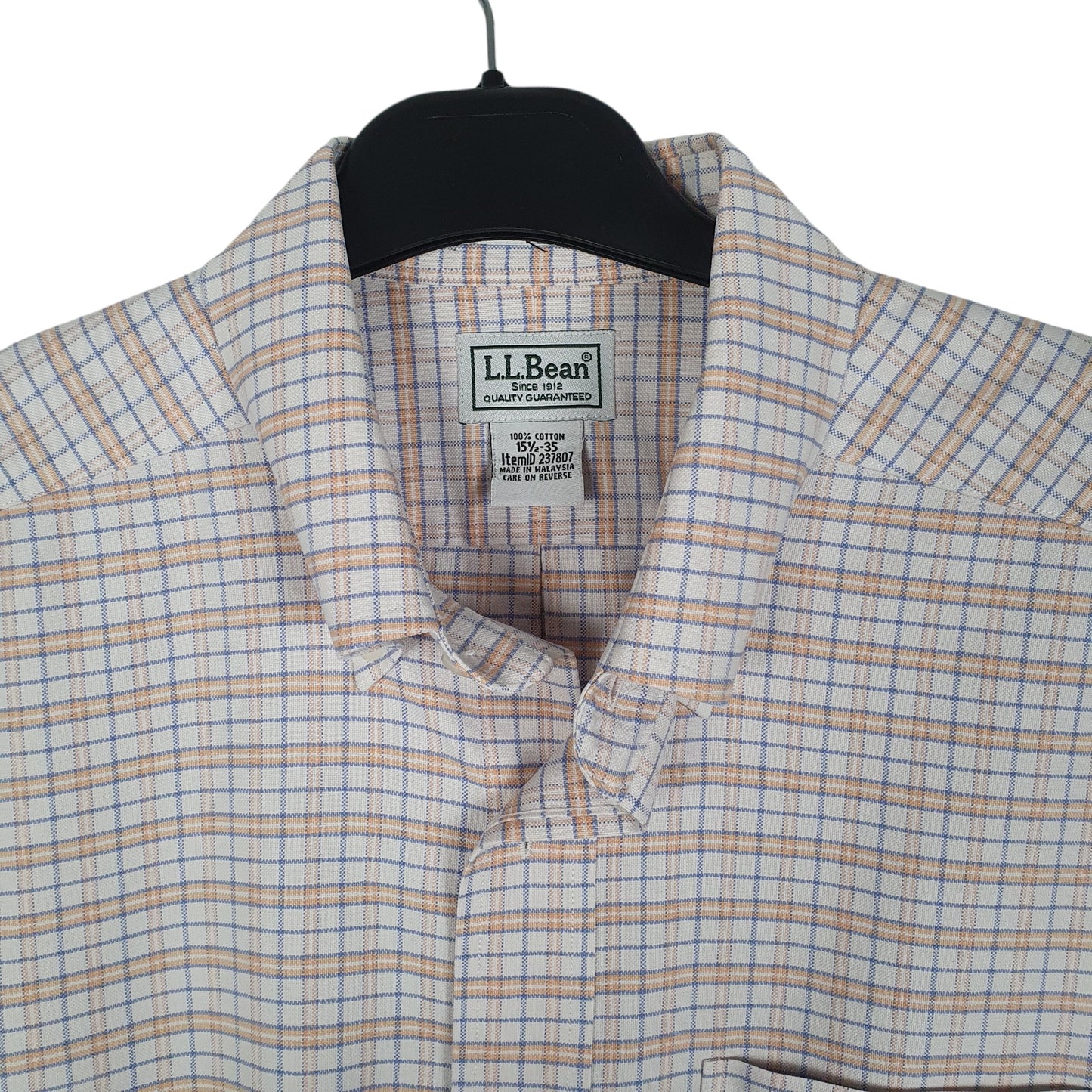 Mens Orange L.L.Bean   Shirt