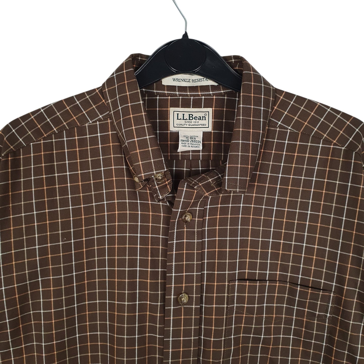 Mens Brown L.L.Bean   Shirt