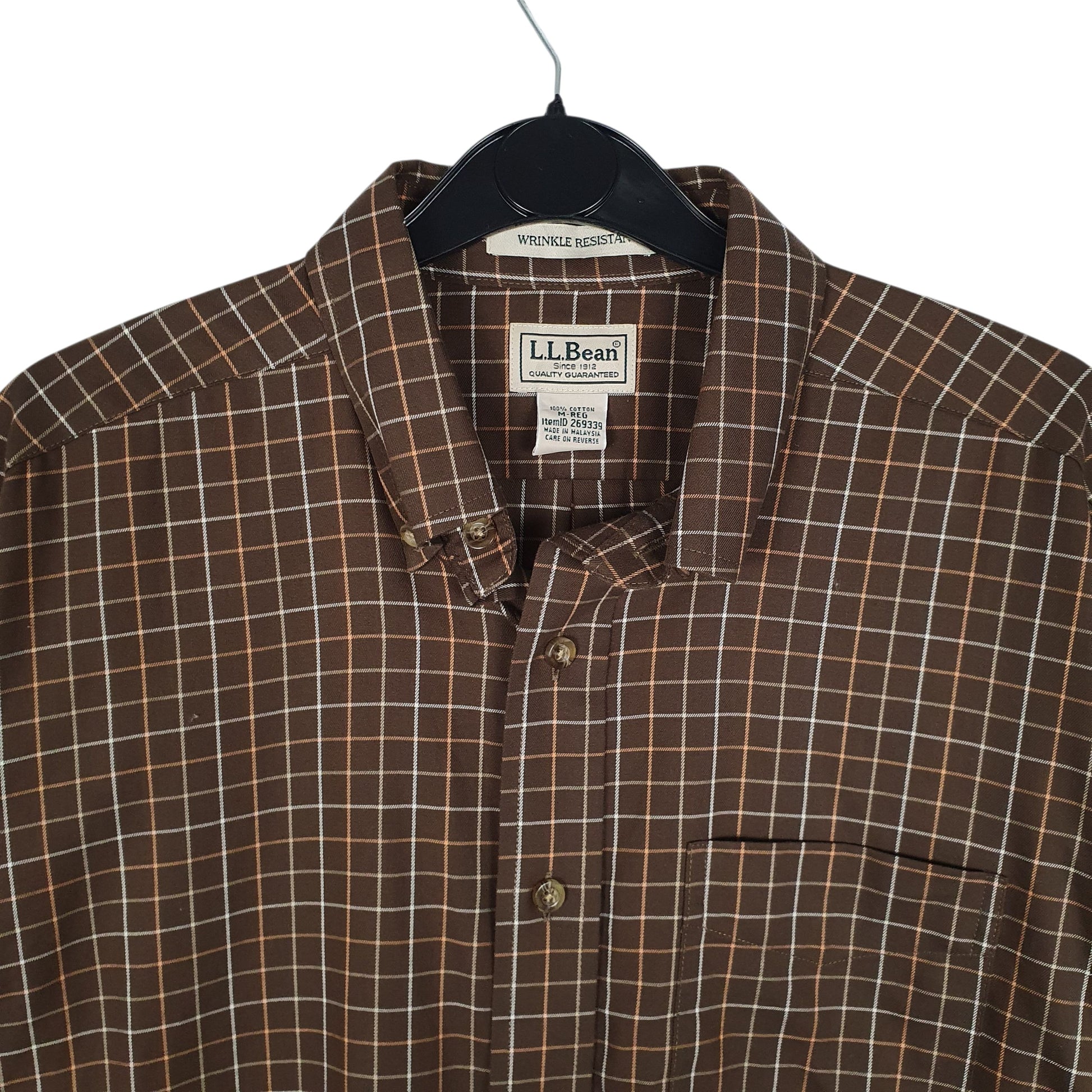 Mens Brown L.L.Bean   Shirt