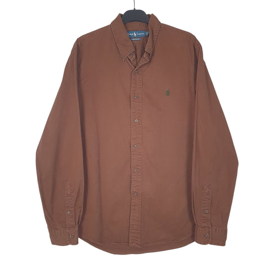 Mens Brown Ralph Lauren  Long Sleeve Shirt