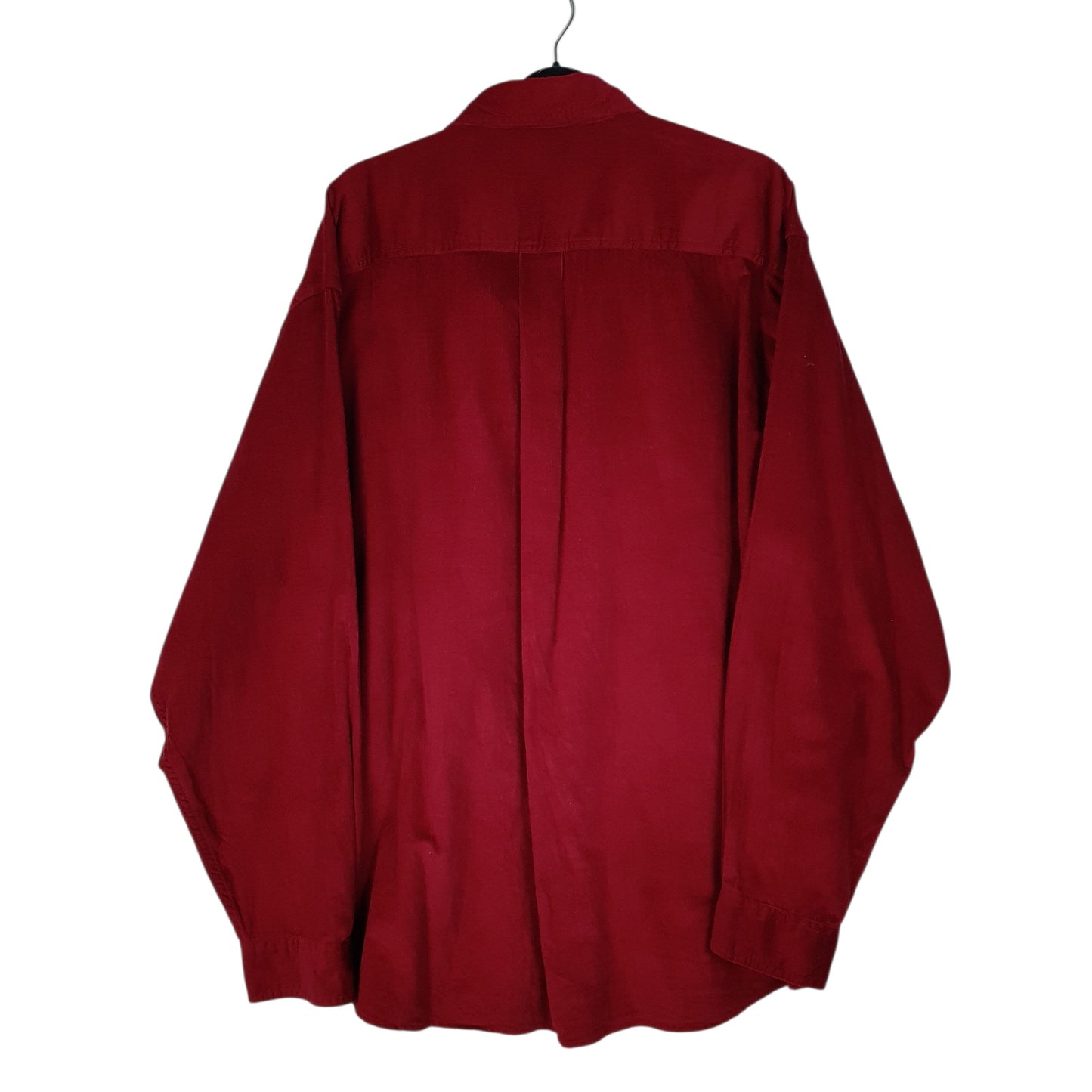 Mens Red L.L.Bean Corduroy  Shirt