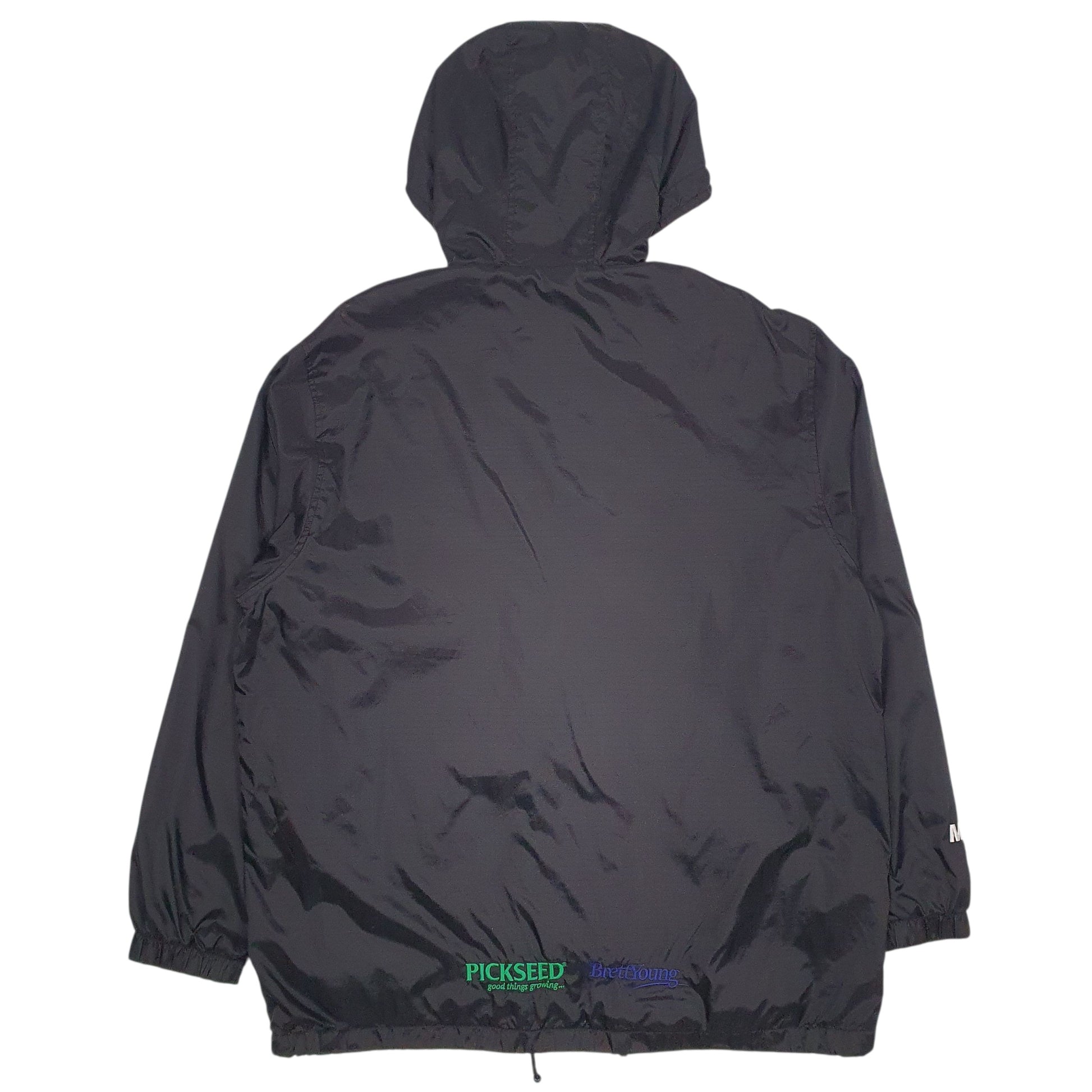 Mens Black Dickies Fleece Lined Crewneck Coat