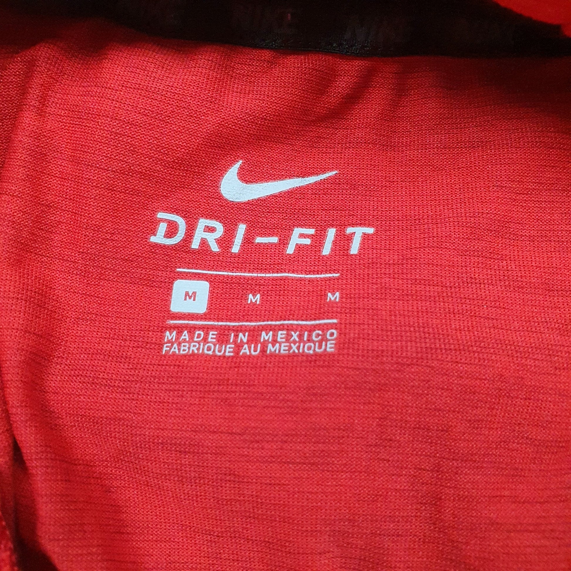 Mens Red Nike Dri-Fit Hoodie Jumper