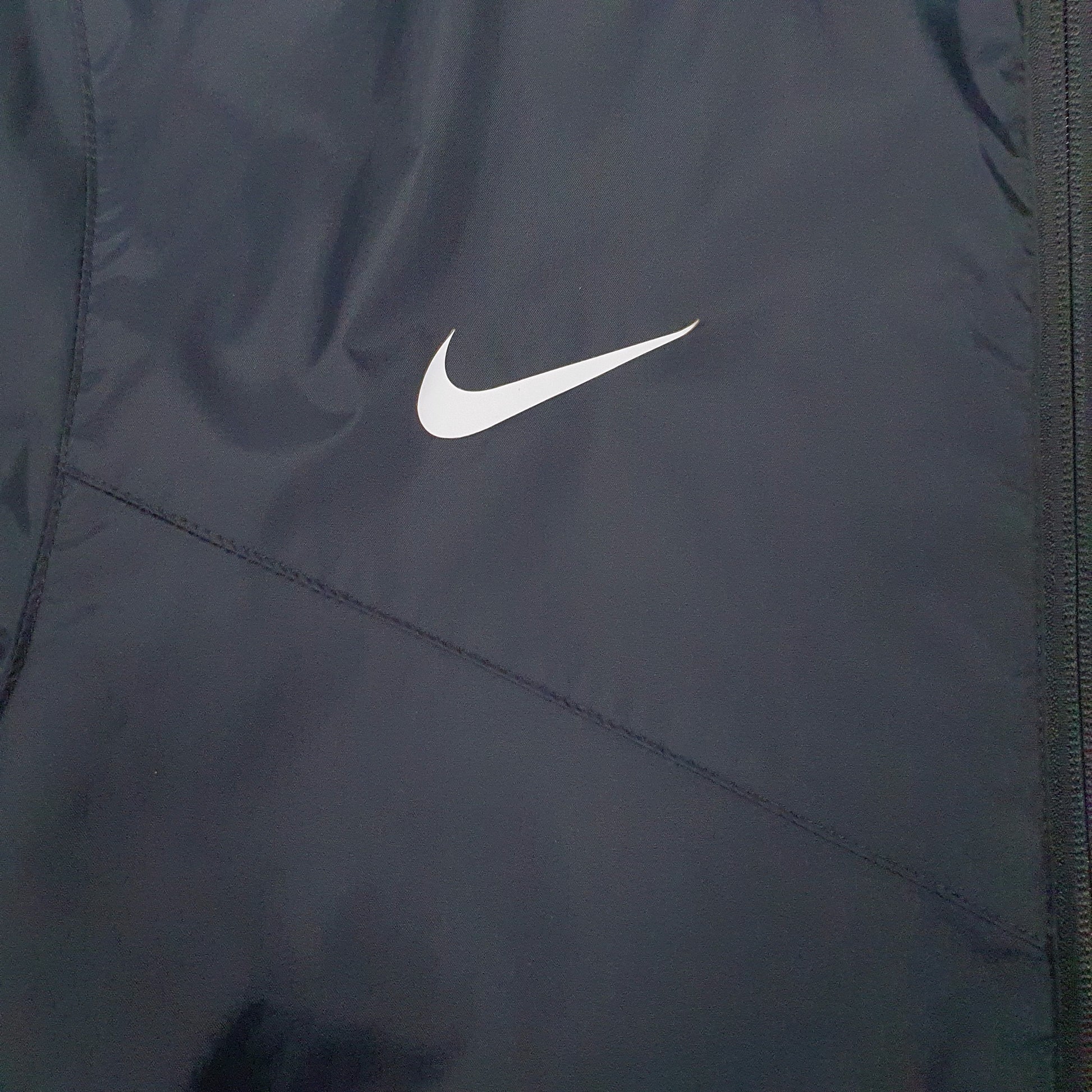 Mens Black Nike  Crewneck Coat