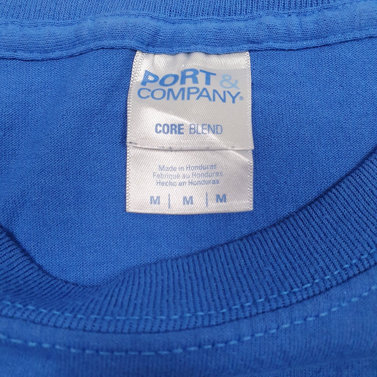 Mens Blue Port & Company   T Shirt