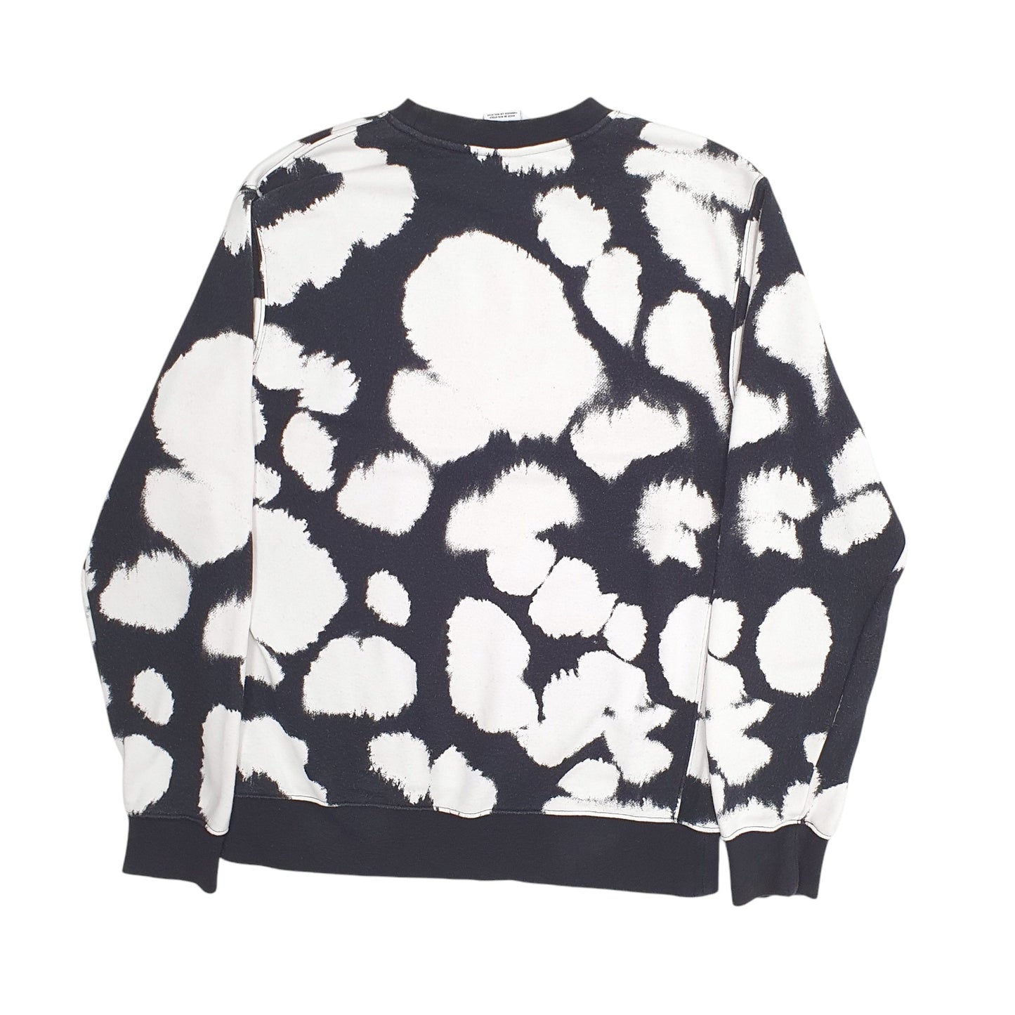 Mens Black Nike Tie Dye Crewneck Jumper