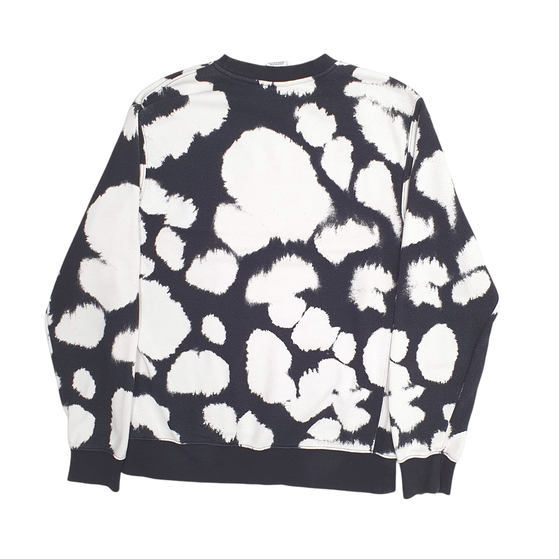 Mens Black Nike Tie Dye Crewneck Jumper