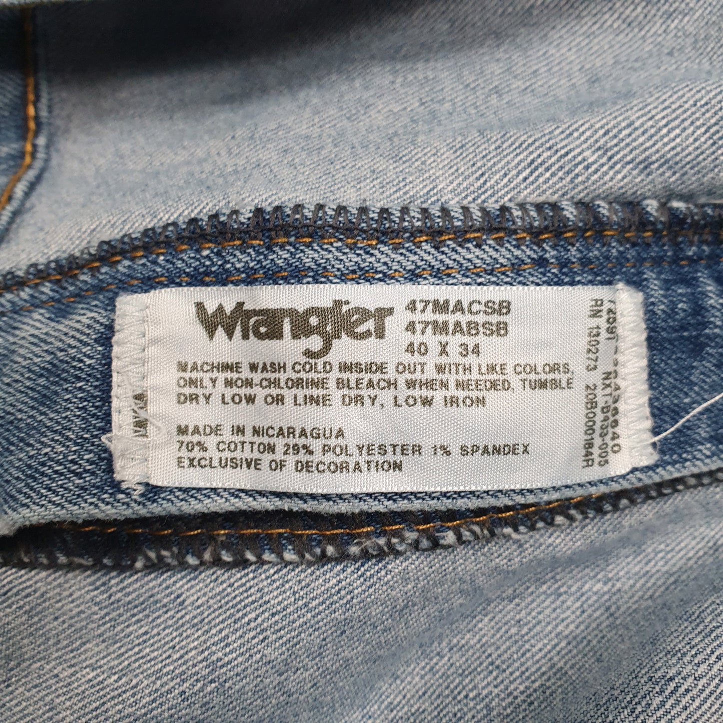 Mens Blue Wrangler Cowboy  Jeans