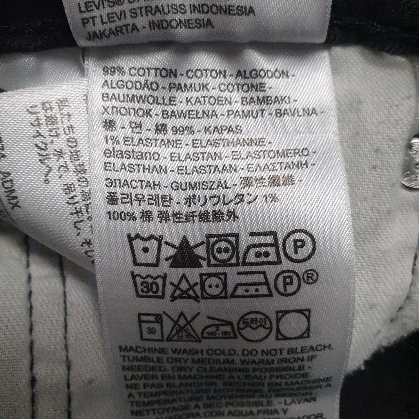 Mens Black Levis   Jeans