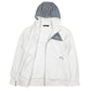Womens White The North Face Hoodie Full Zip Jumper