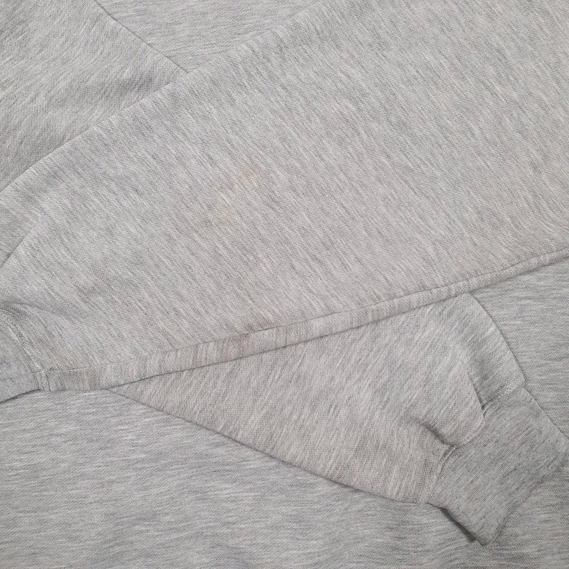 Mens Grey Adidas Baggy Softball Hoodie Jumper