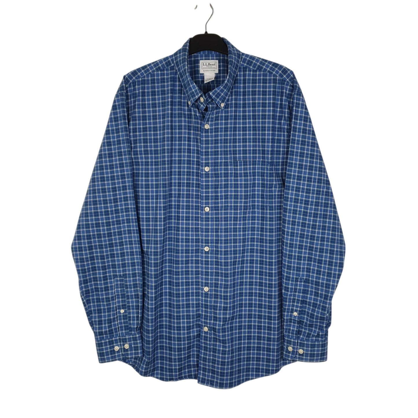 Mens Blue L.L.Bean  Long Sleeve Shirt