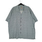 Mens Blue L.L.Bean Paisley Short Sleeve Shirt