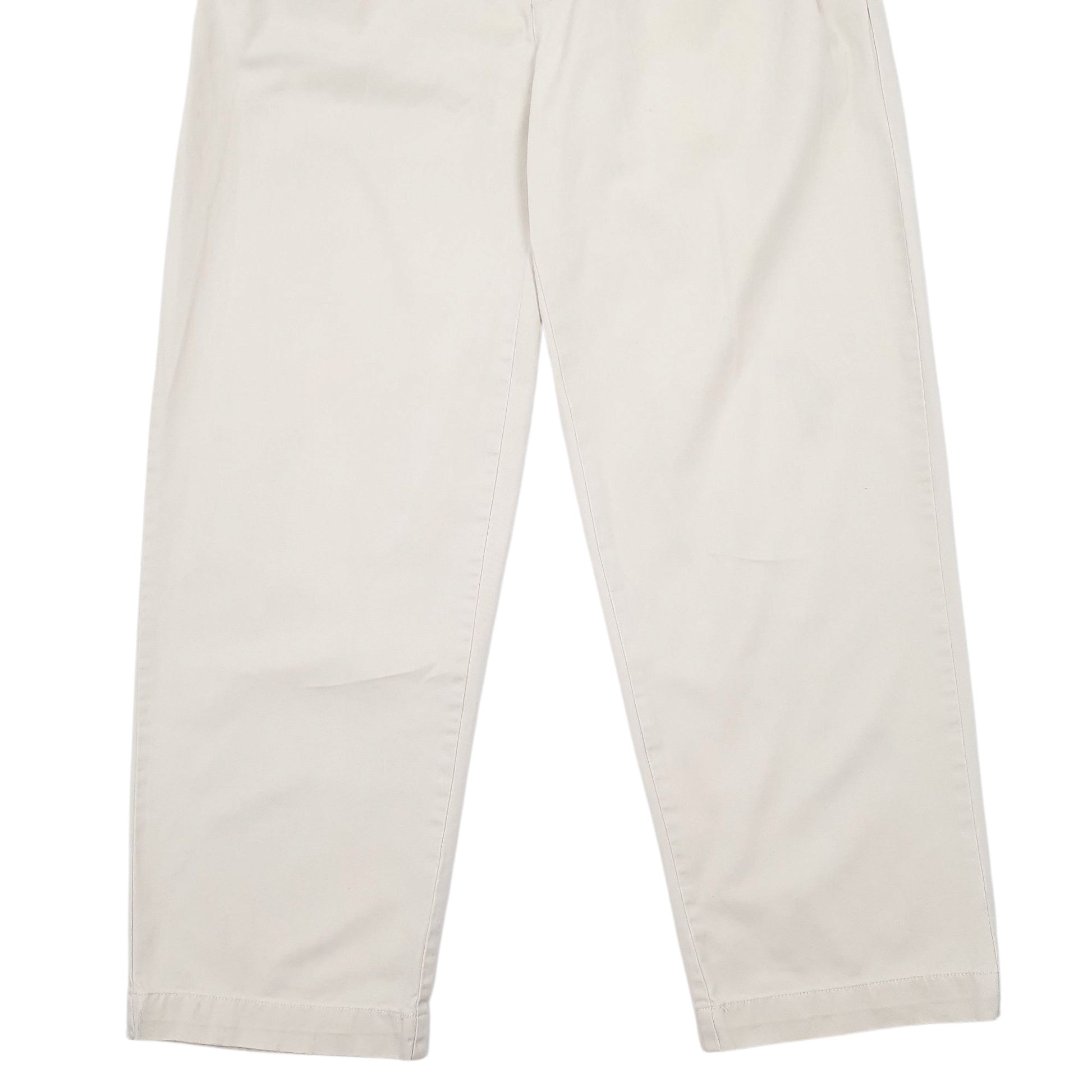 Mens Cream Polo Ralph Lauren Double Pleated Andrew Pant  Trousers