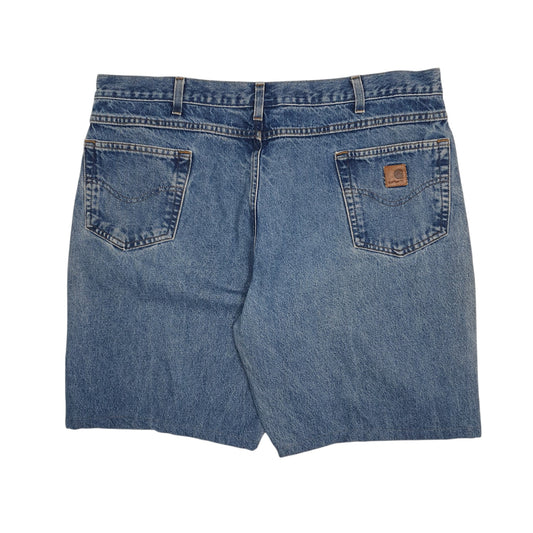Mens Blue Carhartt   Shorts