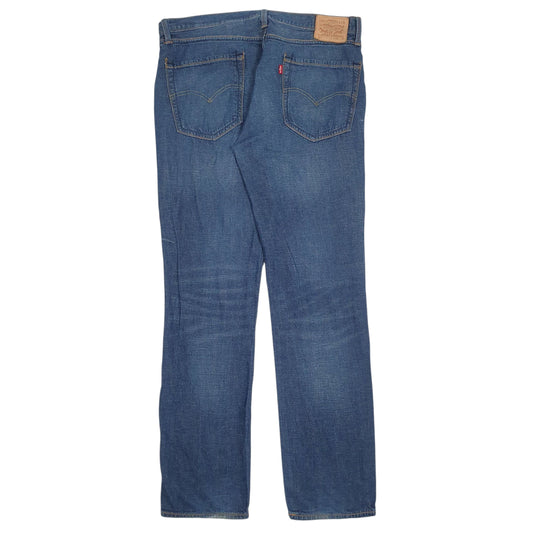 Mens Blue Levis Distressed  Jeans