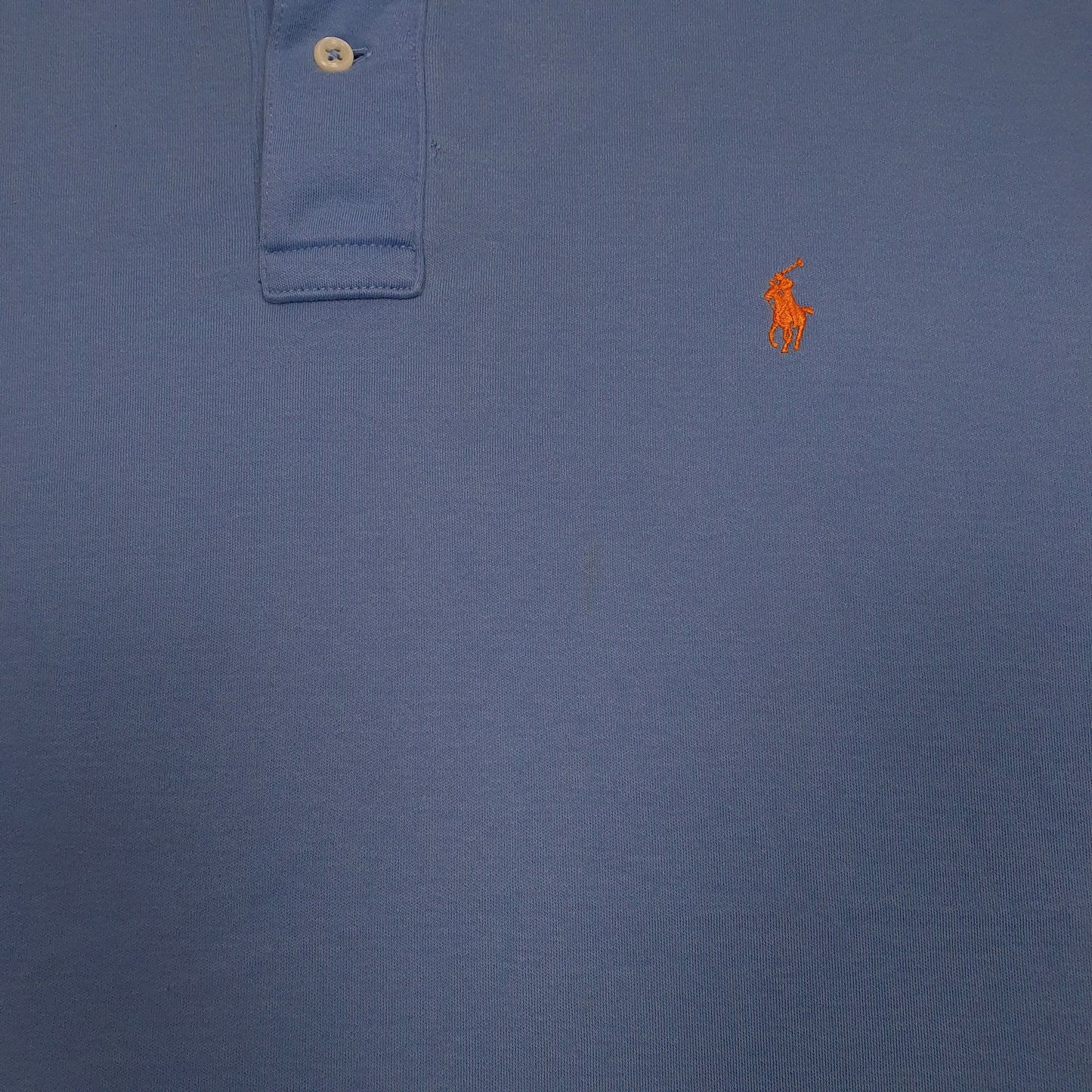 Mens Blue Polo Ralph Lauren Performance  Polo Shirt