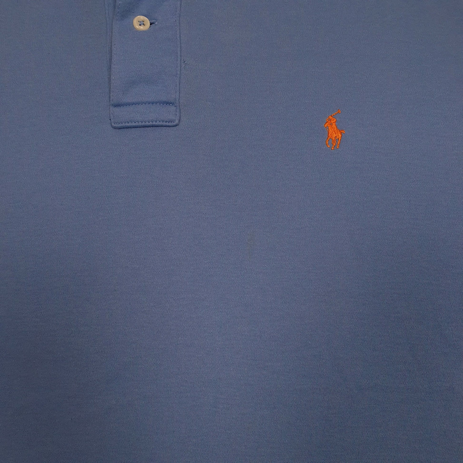Mens Blue Polo Ralph Lauren Performance  Polo Shirt
