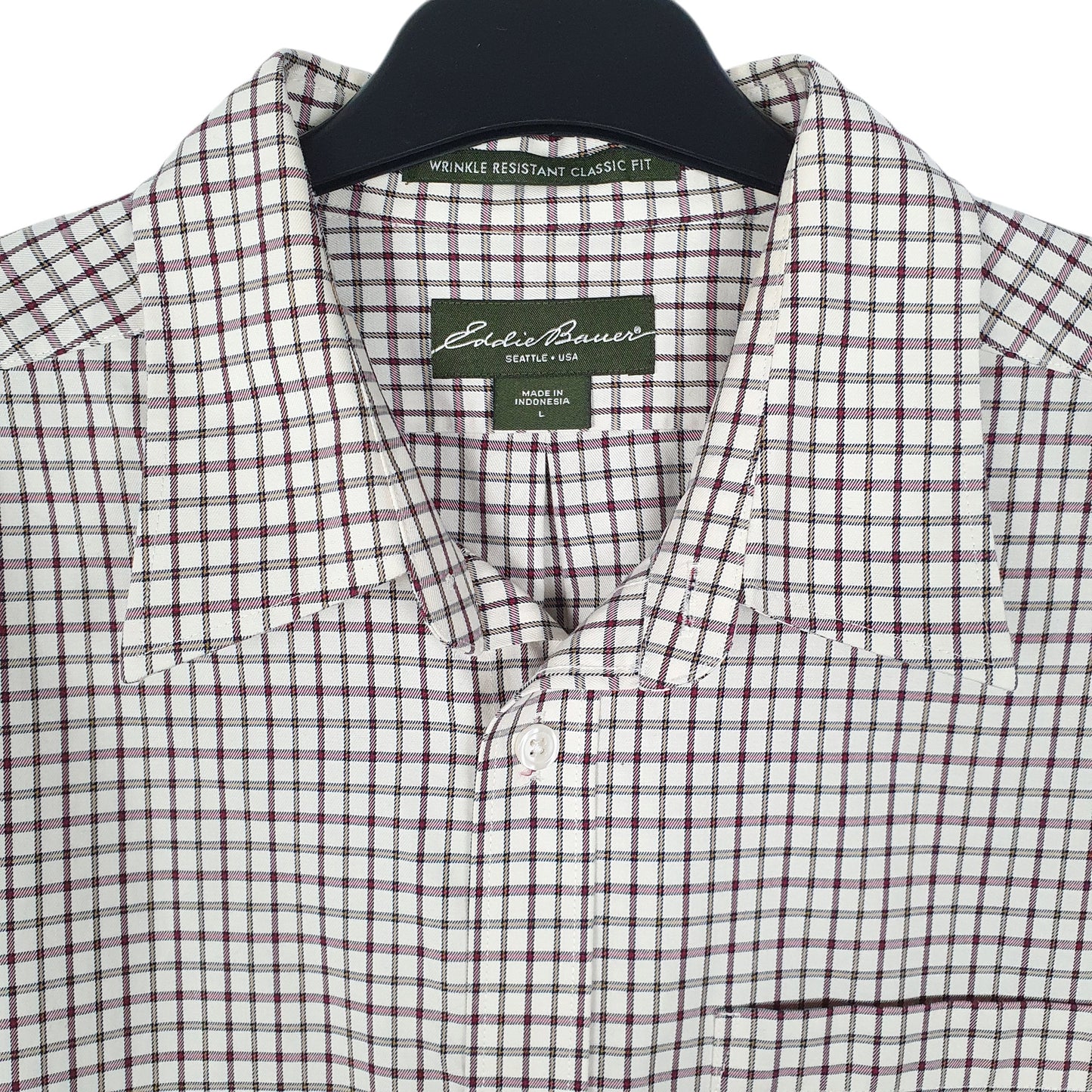 Mens White Eddie Bauer   Shirt