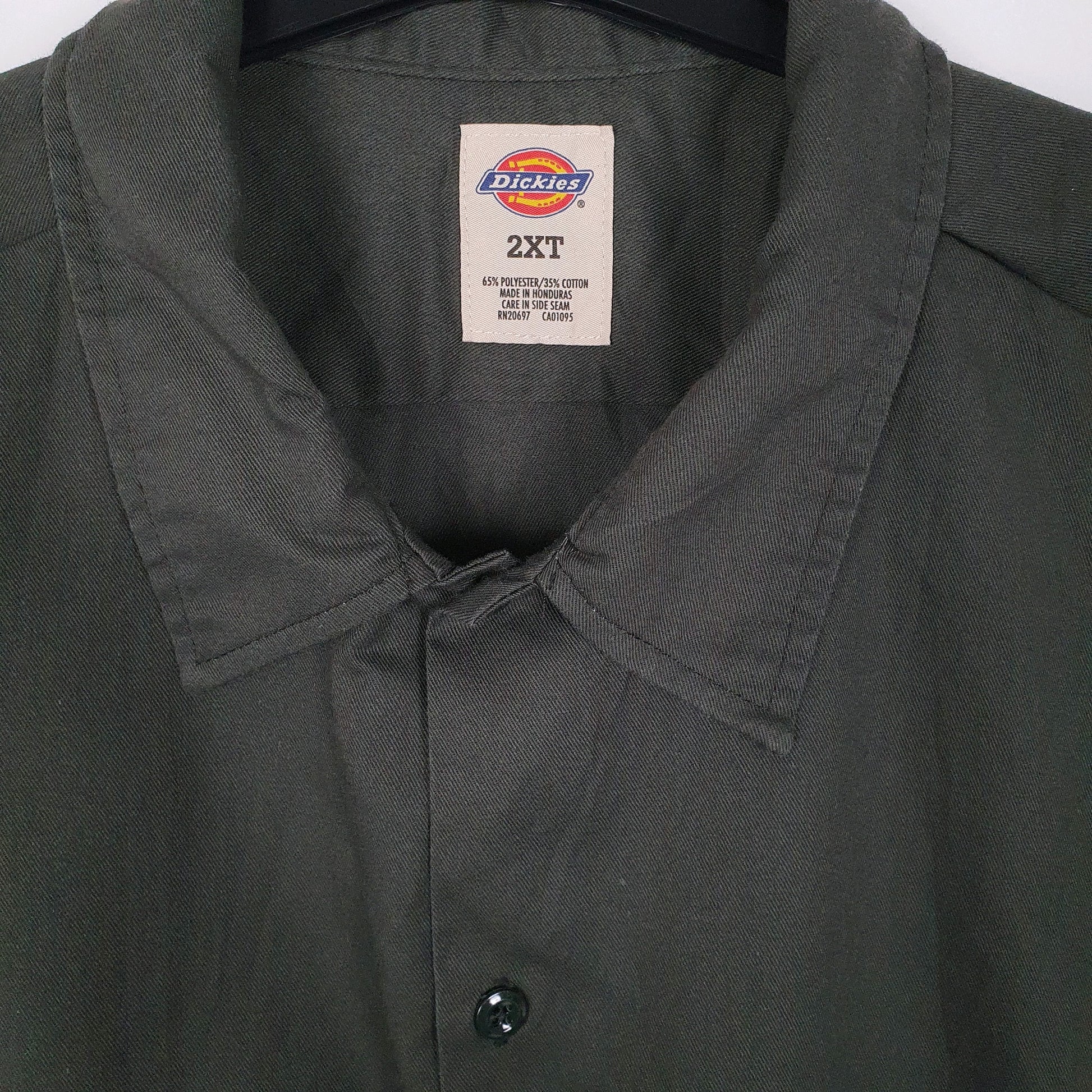 Mens Green Dickies   Shirt