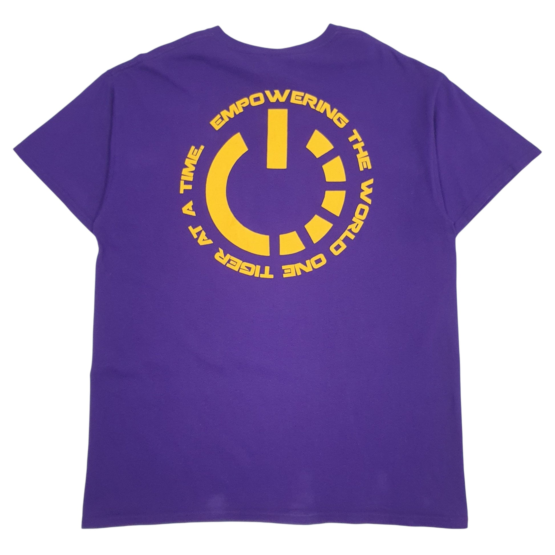 Mens Purple Gildan   T Shirt
