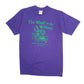 Mens Purple Jerzees Single Stitch Vintage 90s Short Sleeve T Shirt