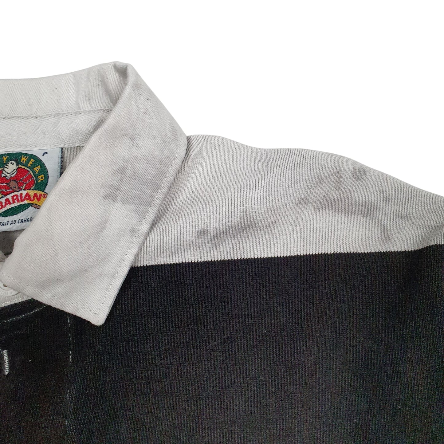 Mens Black Barbarian   Polo Shirt