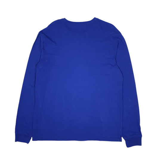 Mens Blue Polo Ralph Lauren Polo Bear Skiing  T Shirt