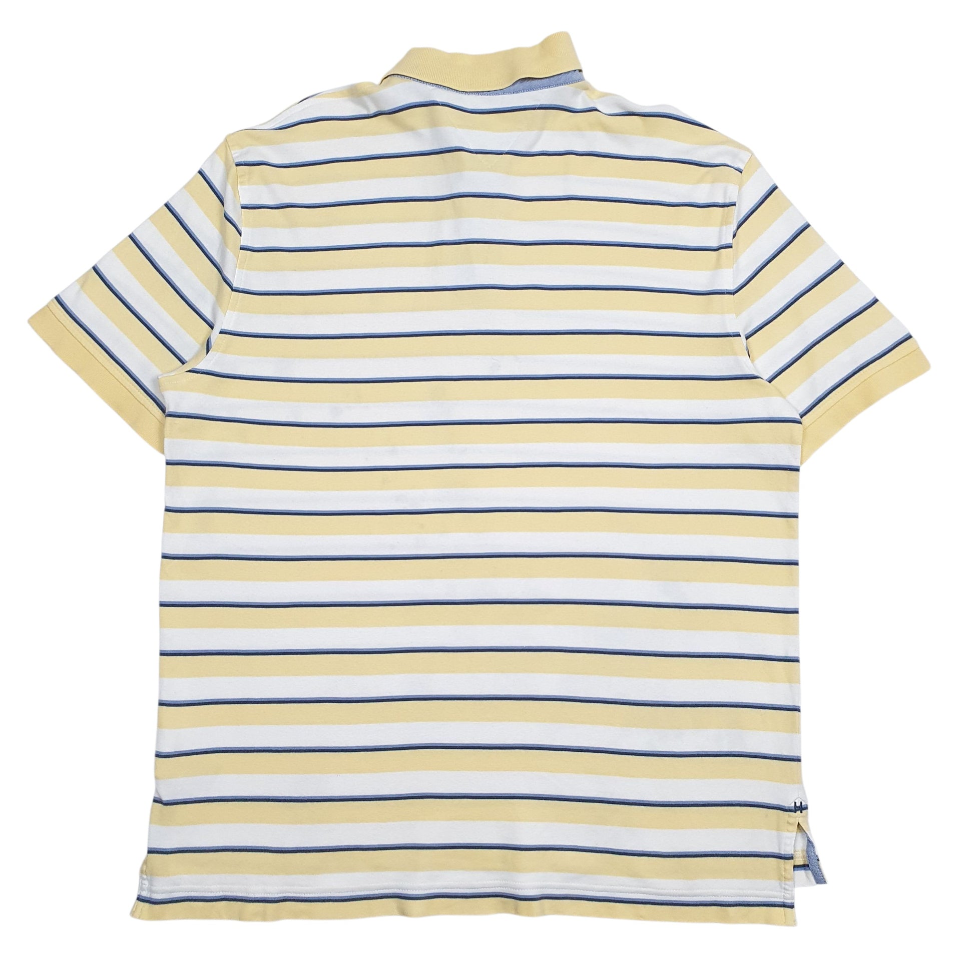 Mens Yellow Tommy Hilfiger  Hoodie Polo Shirt