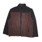 Mens Brown Starter  Crewneck Coat