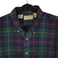 Mens Navy L.L.Bean Vintage 90s Made In USA Thick Flannel  Shirt