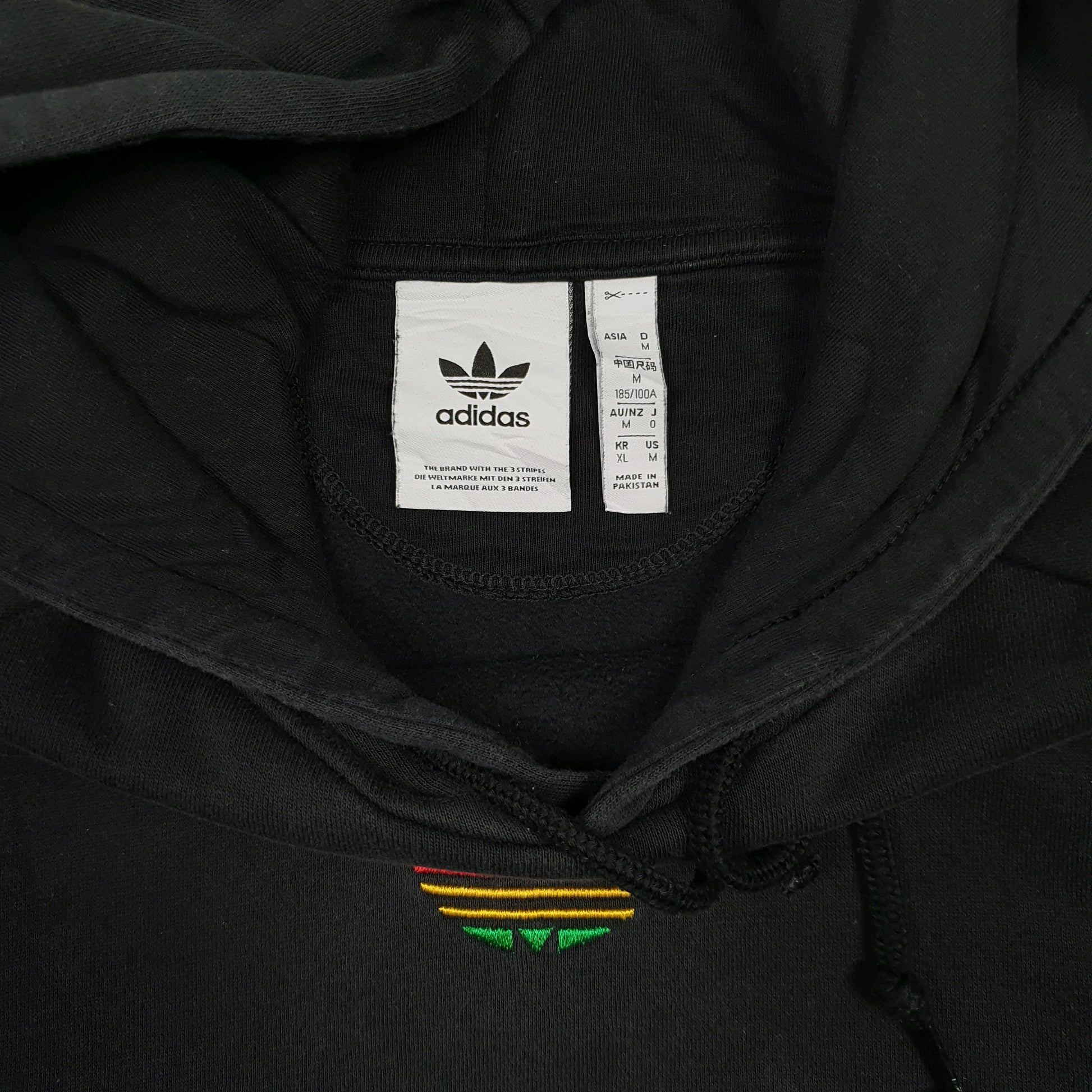 Mens Black Adidas  Hoodie Jumper