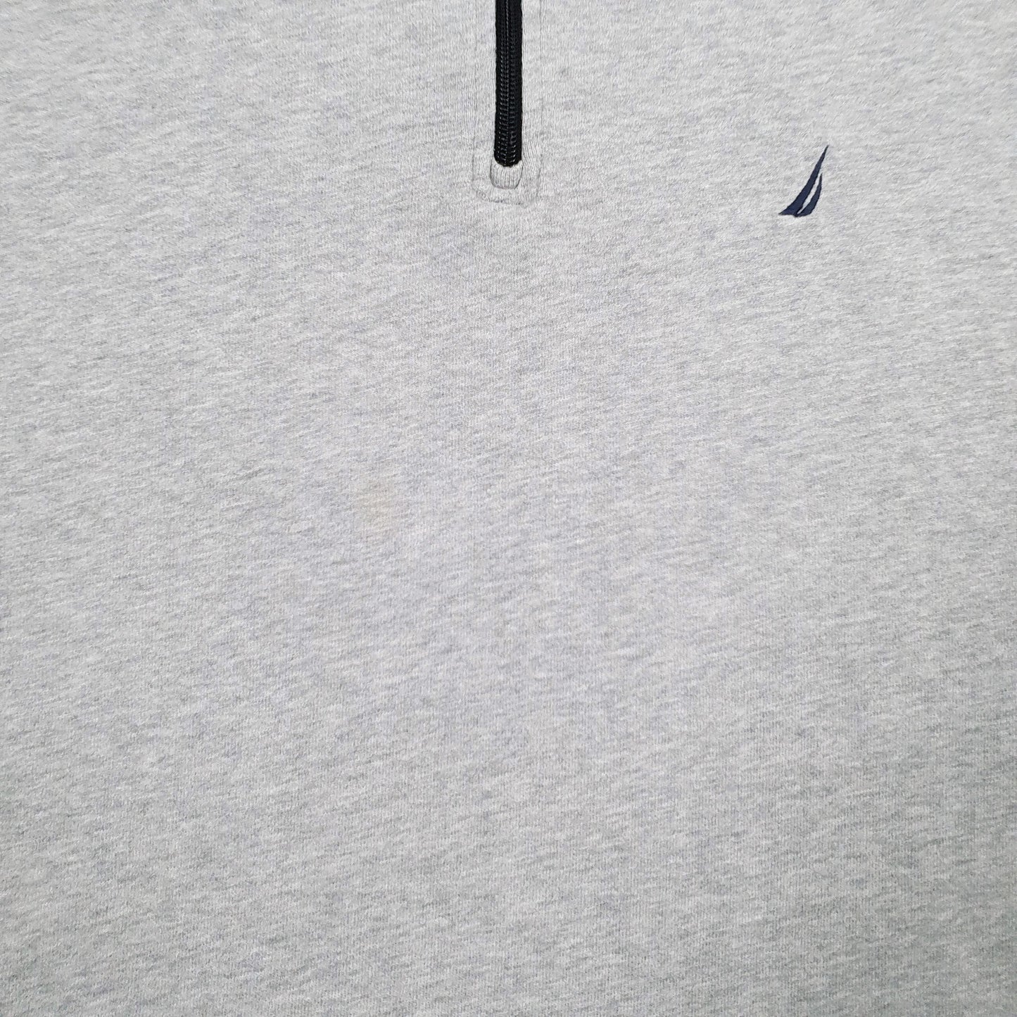 Mens Grey Nautica  Quarter Zip Jumper