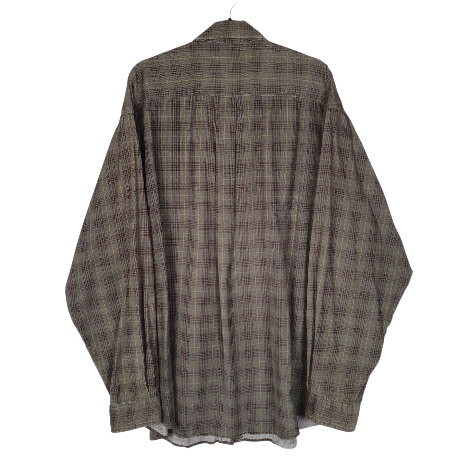 Mens Green L.L.Bean Corduroy  Shirt