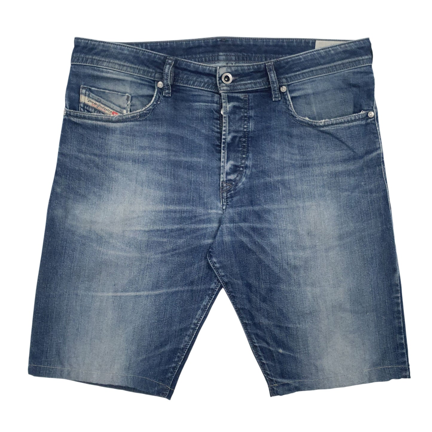 Mens Blue Diesel  Denim Shorts