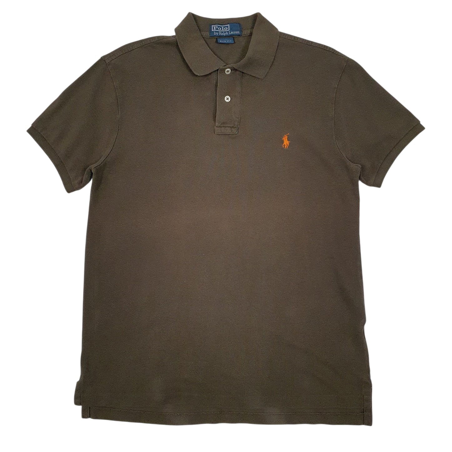 Mens Khaki Polo Ralph Lauren  Short Sleeve Polo Shirt