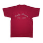 Mens Burgundy Fruit Of The Loom Single Stitch Vintage 90s  T Shirt
